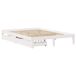 Estructura De Cama Doble Matrimonial 163x203 Estructura De Cama Doble Matrimonial 163x203 Blanco