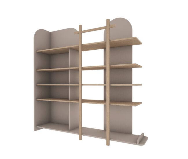 Librería wood luck bloom cachemira y madera
