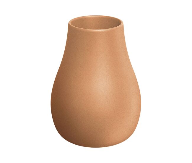 Maceta de rotomoldeo evolia slim terracota ø40x50