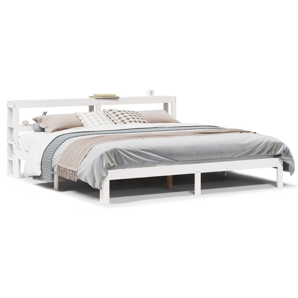 Estructura De Cama Doble Matrimonial 206x222 Blanco