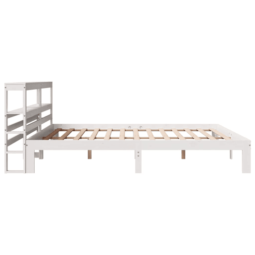 Estrutura De Cama Dupla para adultos c cabeceira - 200x200 cm branco Estrutura De Cama Dupla para adultos c cabeceira - 200x200 cm branco