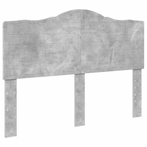 Estrutura da Cama de casal simple com cabeceira Cinza Concreto 150 x 200 cm