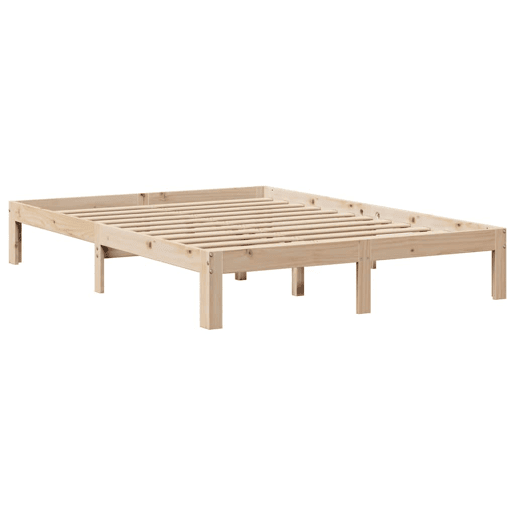 Estrutura De Cama De Casal Moderno c gavetas - 160x200 cm madeira de pinho maciça