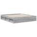 Estructura de cama matrimonial 183x210 Estructura de cama matrimonial 183x210 Gris