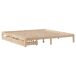 Estructura De Cama Doble Matrimonial 203x203 Estructura De Cama Doble Matrimonial 203x203 Blanco