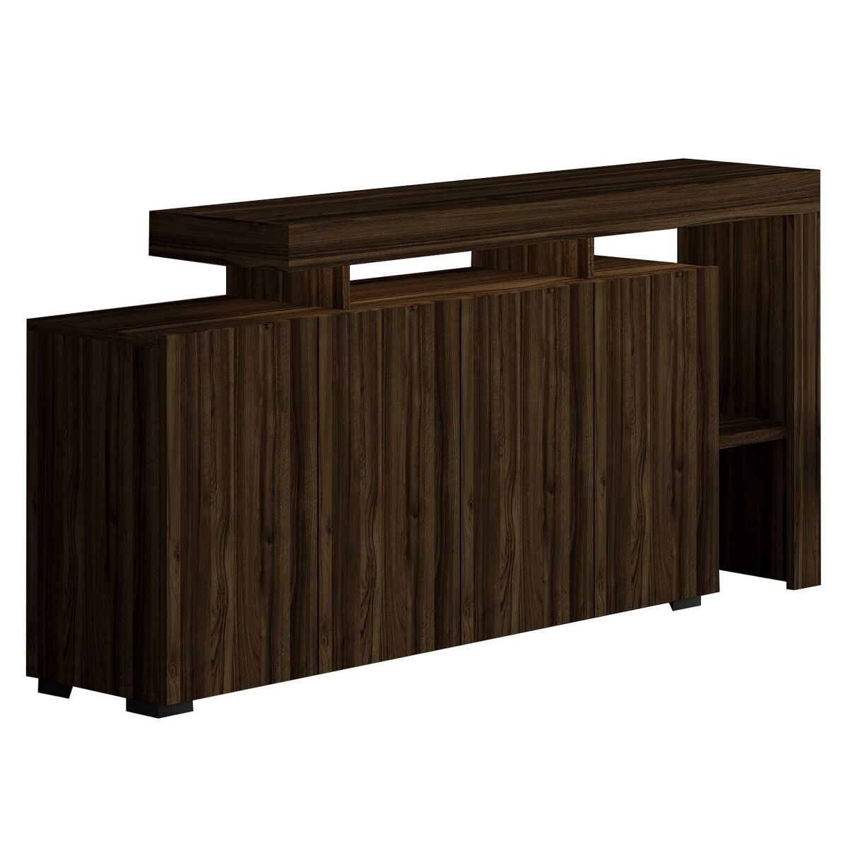 Aparador de madera <> - 170 x 35 x 80 cm - nogal