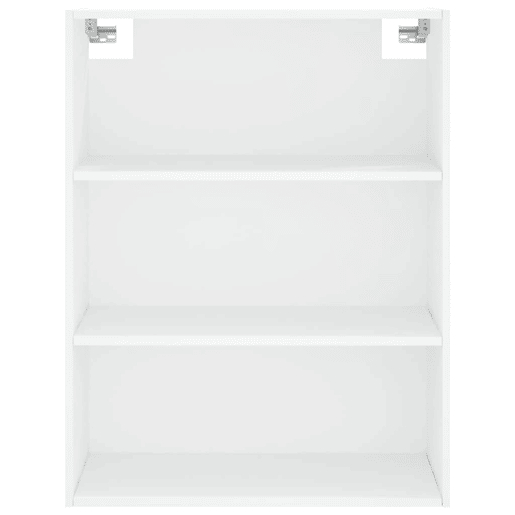 Armário alto - Bufete - Móvel de apoio 69,5x34x180 cm derivados de madeira branco pt636