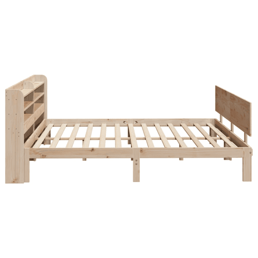 Estrutura de Cama de casal moderno com cabeceira 200x200 cm pinho maciço Estrutura de Cama de casal moderno com cabeceira 200x200 cm pinho maciço