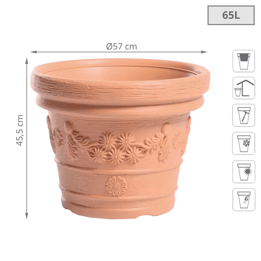 Vaso de flores DECORA 65L