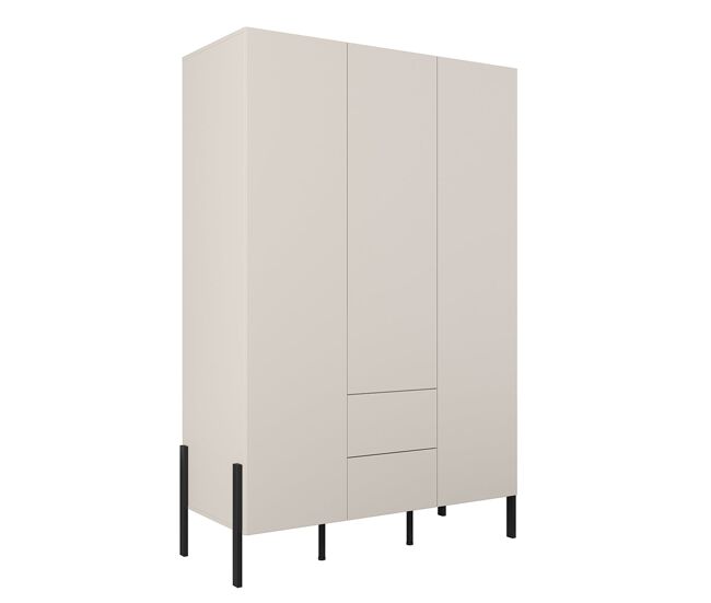 Armario bérénice cashmere 3 puertas 2 cajones
