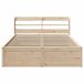 Estructura de cama matrimonial 145x209 Estructura de cama matrimonial 145x209 Blanco