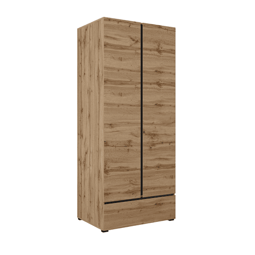 Armário de 2 portas e 1 gaveta Lilia Wood