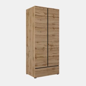 Armário de 2 portas e 1 gaveta Lilia Wood