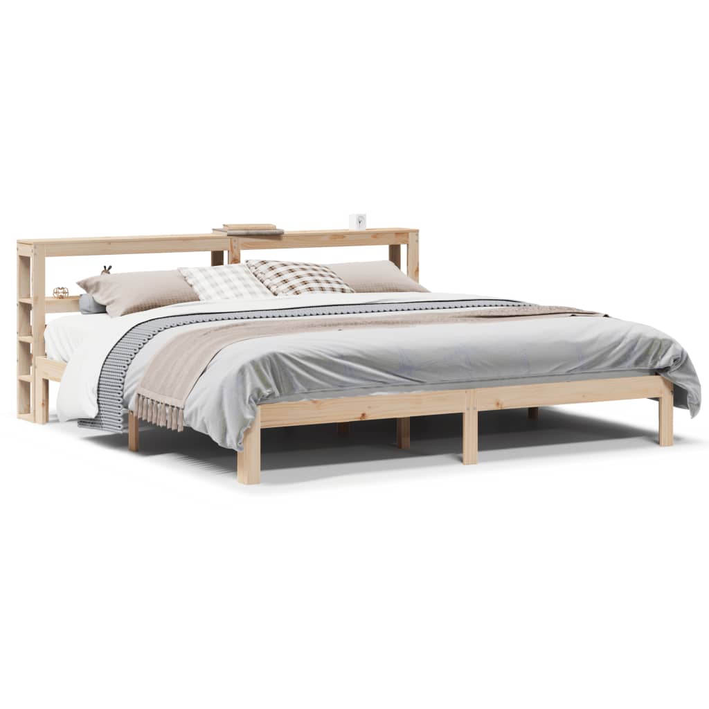 Estructura De Cama Doble Matrimonial 186x222 Natural