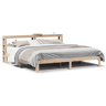 Estrutura de Cama de casal moderno com cabeceira 200x200 cm pinho maciço