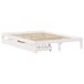 Estructura De Cama Doble Matrimonial 153x203 Estructura De Cama Doble Matrimonial 153x203 Blanco