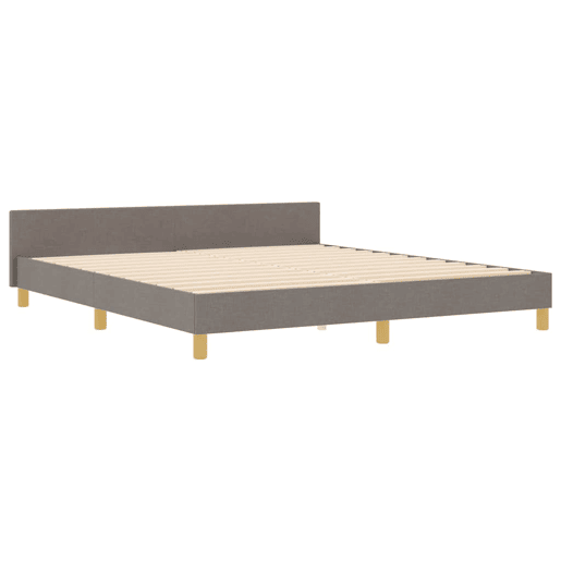 Estrutura De Cama Dupla - Cinzento-acastanhado 180 x 200 cm tecido