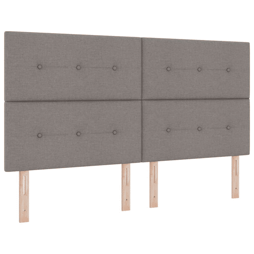 Estrutura De Cama Dupla - Cinzento-acastanhado 180 x 200 cm tecido