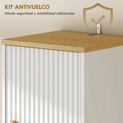 HOMCOM Armário Alto para Casa de Banho, Móvel Auxiliar Estreito com Prateleiras Ajustáveis, Portas Ranhuradas, Gaveta, Compartimento Aberto, Pés de Madeira, para Espaços Pequenos, 31,5x29,7x171,5 cm, Branco