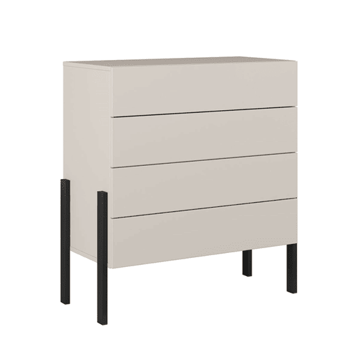Cómoda Bérénice Caxemira 4 gavetas Cómoda Bérénice Caxemira 4 gavetas