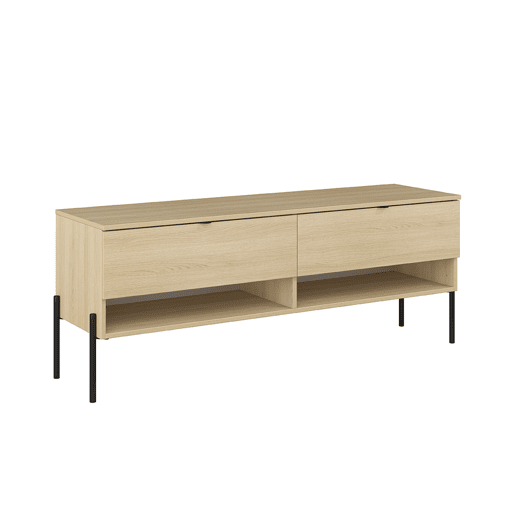 Suporte para TV Lucilla Madeira com 2 gavetas 140 cm