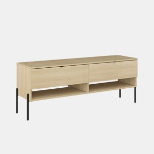 Suporte para TV Lucilla Madeira com 2 gavetas 140 cm