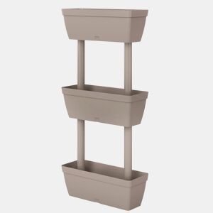Vaso de plĆ”stico vertical de 3 nĆveis