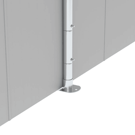 Outsunny Abrigo de Garagem Portátil 3x6 m Impermeável para Carro com 2 Portas Enroláveis e 6 Janelas em Rede, Altura Ajustável, Estrutura em Aço Galvanizado, UPF30+, Telheiro de Armazenamento Branco