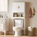 Estantería sobre Inodoro HOMCOM, hogar - baño Estantería sobre Inodoro HOMCOM, hogar - baño Blanco