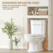 Estantería sobre Inodoro HOMCOM, hogar - baño Estantería sobre Inodoro HOMCOM, hogar - baño Blanco