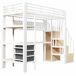 Cama alta para niños 251x96 Cama alta para niños 251x96 Blanco