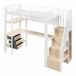 Cama alta para niños 251x96 Cama alta para niños 251x96 Blanco