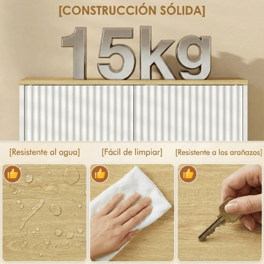 HOMCOM Móvel para Baixo do Lavatório, Armário de Casa de Banho com Prateleira Ajustável, Portas Caneladas e Pés de Madeira, para Lavatório sem Pedestal, 60x30x61 cm, Branco