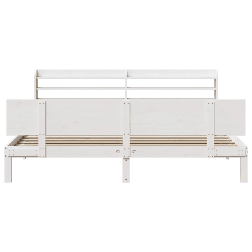 Estrutura De Cama Dupla para adultos c cabeceira - 200x200 cm branco