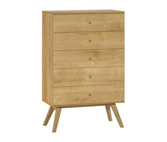Cómoda 5 cajones Vox Nature Madera