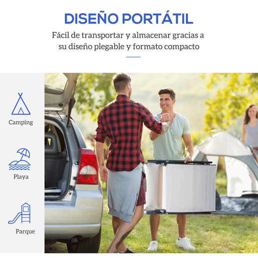 Outsunny Conjunto de 2 Espreguiçadeiras Dobráveis de Jardim com Encosto Ajustável Almofada e Apoio para os Braços Carga 165 kg para Piscina varanda Campismo 137x63,5x100,5 cm Bege