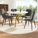 Conjunto de mesas y sillas de comedor 80x80 Conjunto de mesas y sillas de comedor 80x80 Blanco