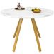 Conjunto de mesas y sillas de comedor 80x80 Conjunto de mesas y sillas de comedor 80x80 Blanco