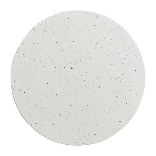 Mesa auxiliar para exterior - leve e prática, estilo moderno - Terrazzo branco