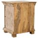 Mesita de noche de madera artesanal 50 Mesita de noche de madera artesanal 50 Blanco