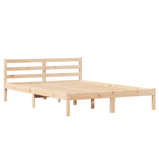 Estrutura De Cama De Casal King Size - Castanho 225,5 x 165,5 x 69,5 cm
