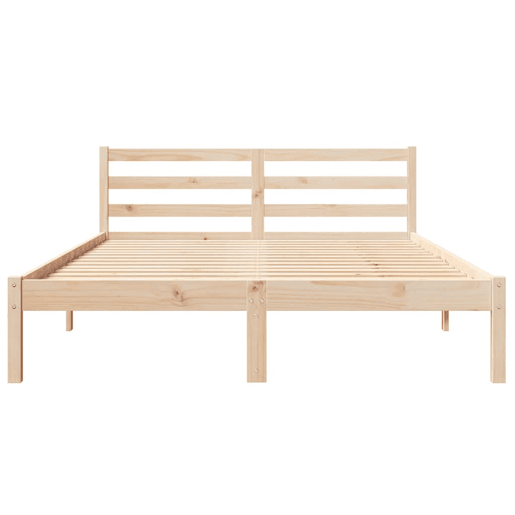 Estrutura De Cama De Casal King Size - Castanho 225,5 x 165,5 x 69,5 cm