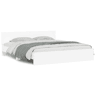 Estrutura de Cama de casal moderno com cabeceira 200x200 cm branco