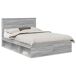 Estructura De Cama Doble Matrimonial 163x210 Estructura De Cama Doble Matrimonial 163x210 Gris
