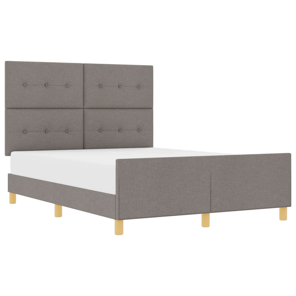 Estructura de cama matrimonial 166x207 Topo