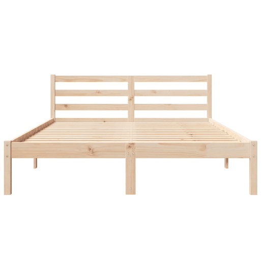 Estrutura De Cama De Casal King Size - Castanho 225,5 x 145,5 x 69,5 cm