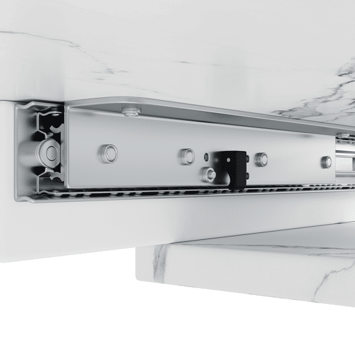 Conjunto de sala de jantar de 5 peças 120(160)x80x76 cm - Mesa extensível com 4 cadeiras de couro sintético cinza - Branco Conjunto de sala de jantar de 5 peças 120(160)x80x76 cm - Mesa extensível com 4 cadeiras de couro sintético cinza - Branco