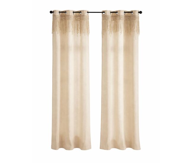 Well home cortina ritual de macramé 140x260cm, decorativa estilo boho