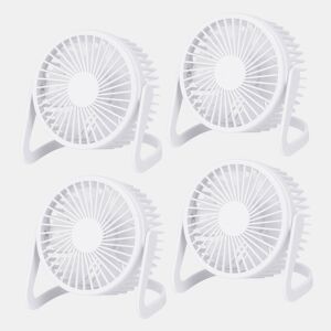 Conjunto de 4 ventiladores de mesa Well Home