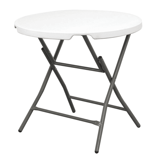 Mesa de centro dobrável. Sistema de dobragem com pernas e pega.